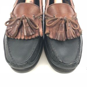 sperry shoes topsider boat men sz 8m black leather poshmark